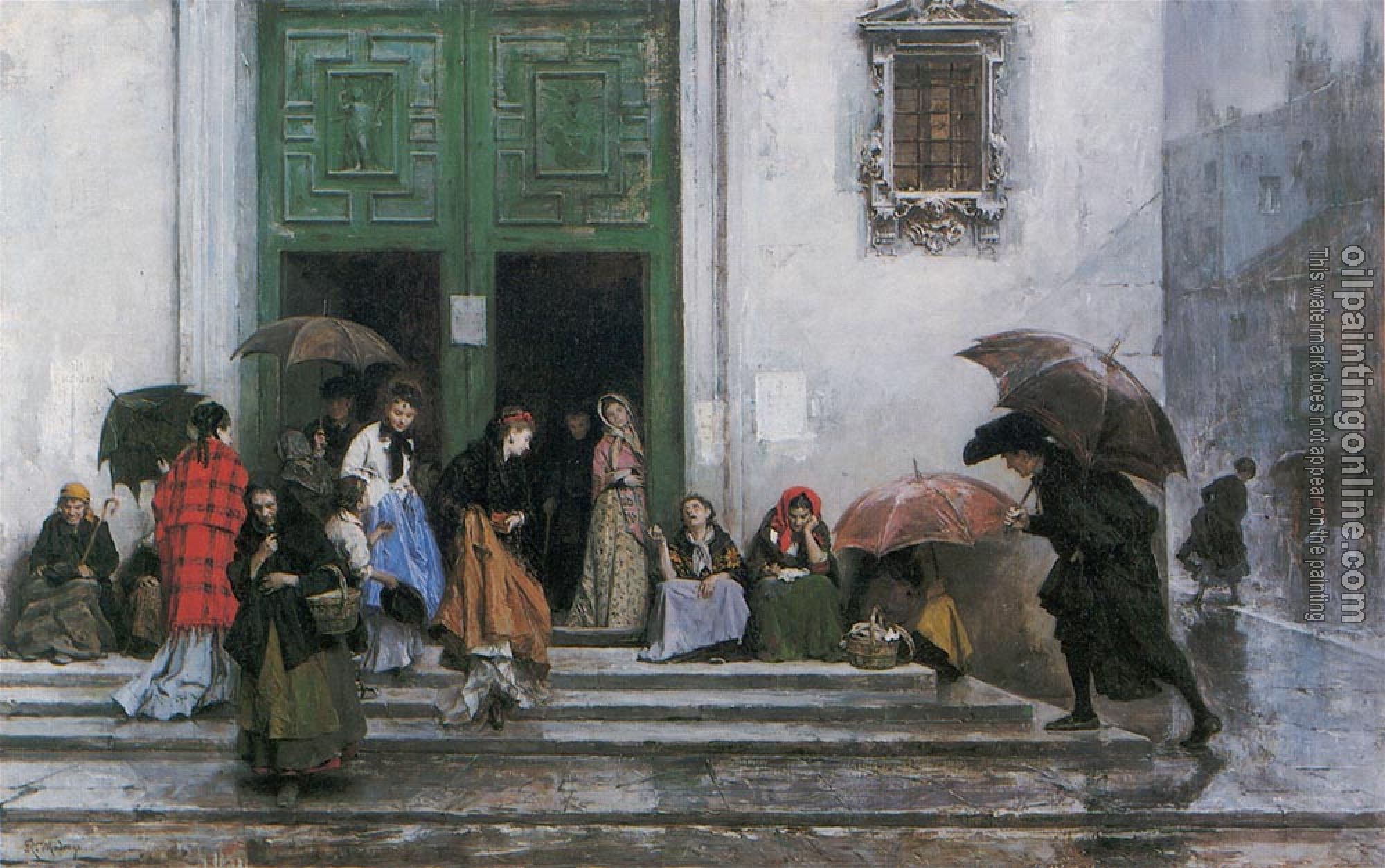 Madrazo y Garreta, Raimundo de - Coming out of Church